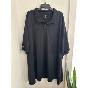 HOLLOWAY Men's Black Golf Polo | Size 5XL